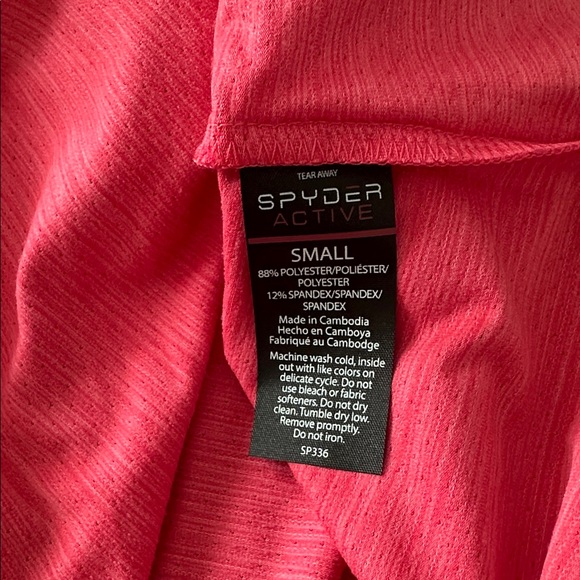 NWT Spyder Ladies’ Sleeveless Pink Shirt (S) - Picture 5 of 5